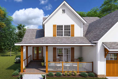 Modern Farmhouse House Plan #4848-00405 Elevation Photo