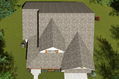 Modern Farmhouse House Plan #4848-00405 Elevation Photo