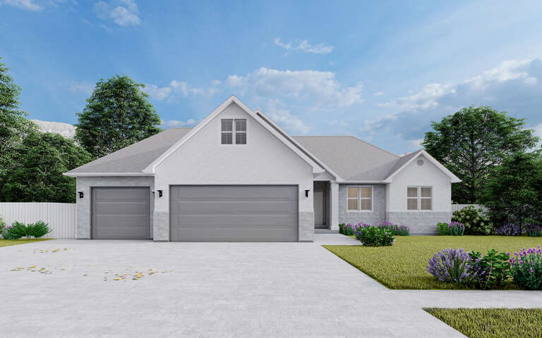 House Plan House Plan #30249 Front Elevation 