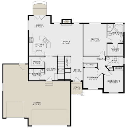 Main Floor  for House Plan #2802-00265
