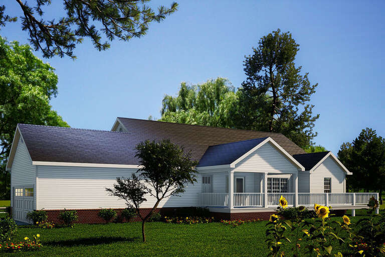 Country House Plan #110-00086 Elevation Photo