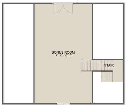 Bonus Room for House Plan #2802-00268