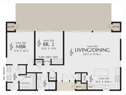 Main Floor for House Plan #2559-01025