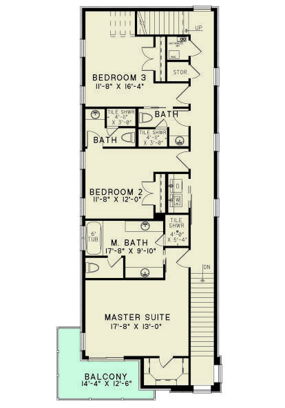 Second Floor for House Plan #8318-00380