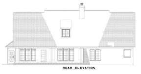Ranch House Plan #110-00087 Elevation Photo