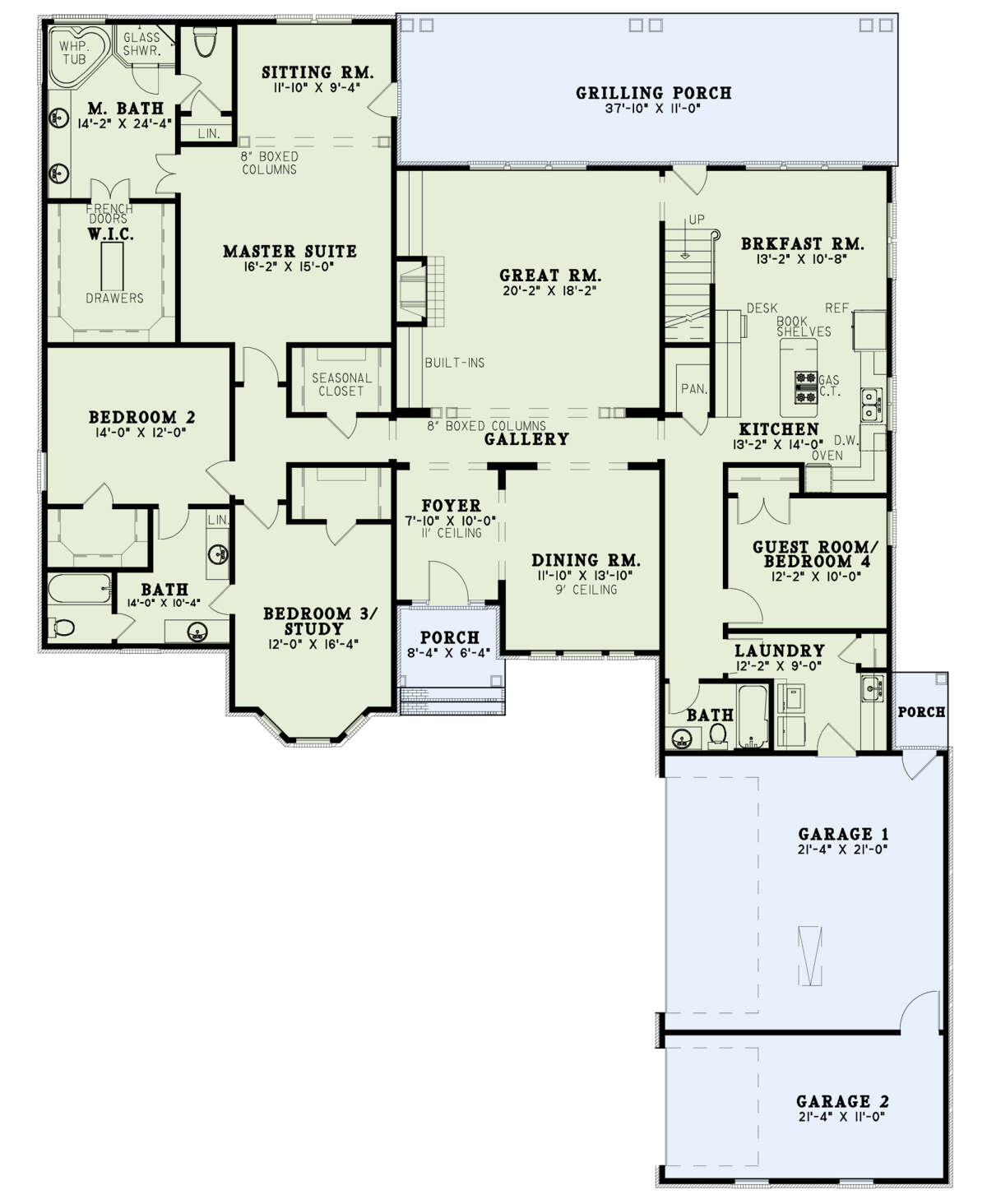 Main Floor  for House Plan #110-00087