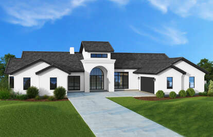Contemporary House Plan #9300-00026 Elevation Photo