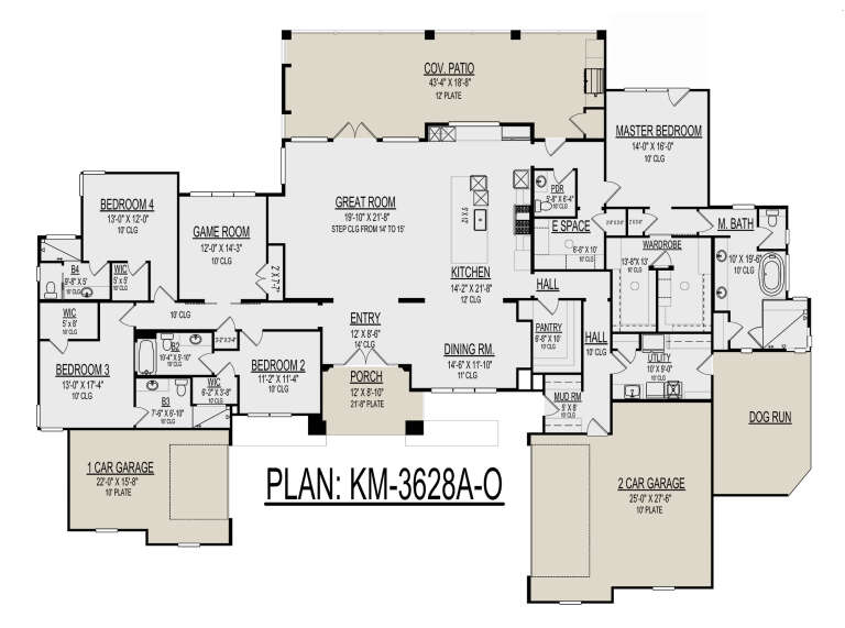 House Plan House Plan #30260 Drawing 1