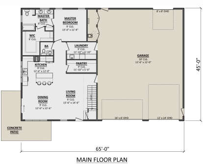 Main Floor for House Plan #1958-00033