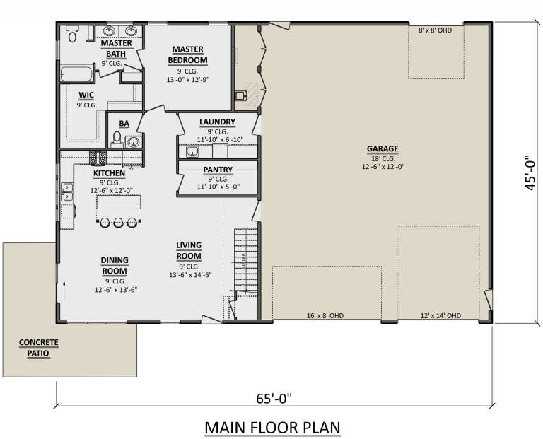 House Plan House Plan #30261 Drawing 1
