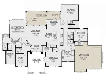 Main Floor for House Plan #9300-00027