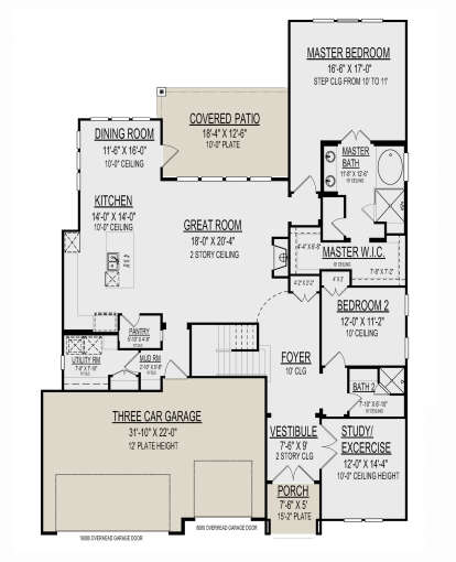 Main Floor for House Plan #9300-00028