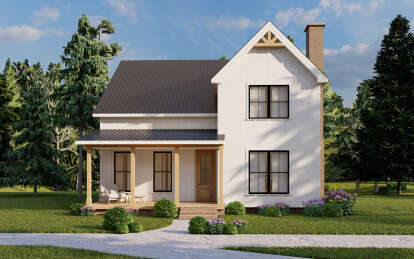 Modern Farmhouse House Plan #7568-00023 Elevation Photo