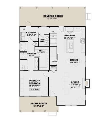 Main Floor  for House Plan #7568-00023