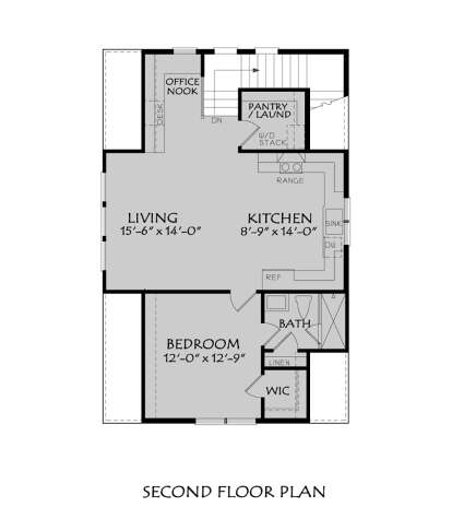 Second Floor for House Plan #196-00003