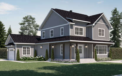 Country House Plan #034-01311 Elevation Photo