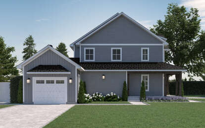 Country House Plan #034-01311 Elevation Photo