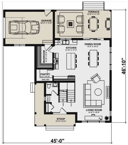 Main Floor  for House Plan #034-01311
