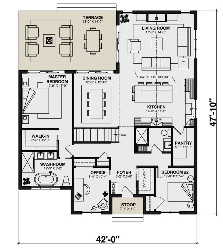 House Plan House Plan #30281 Drawing 1