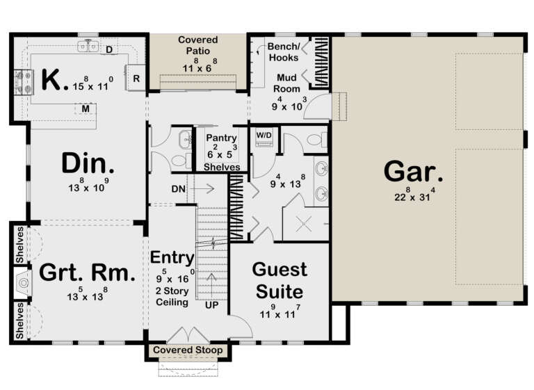 House Plan House Plan #30284 Drawing 1