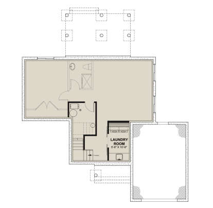 Basement for House Plan #034-01320