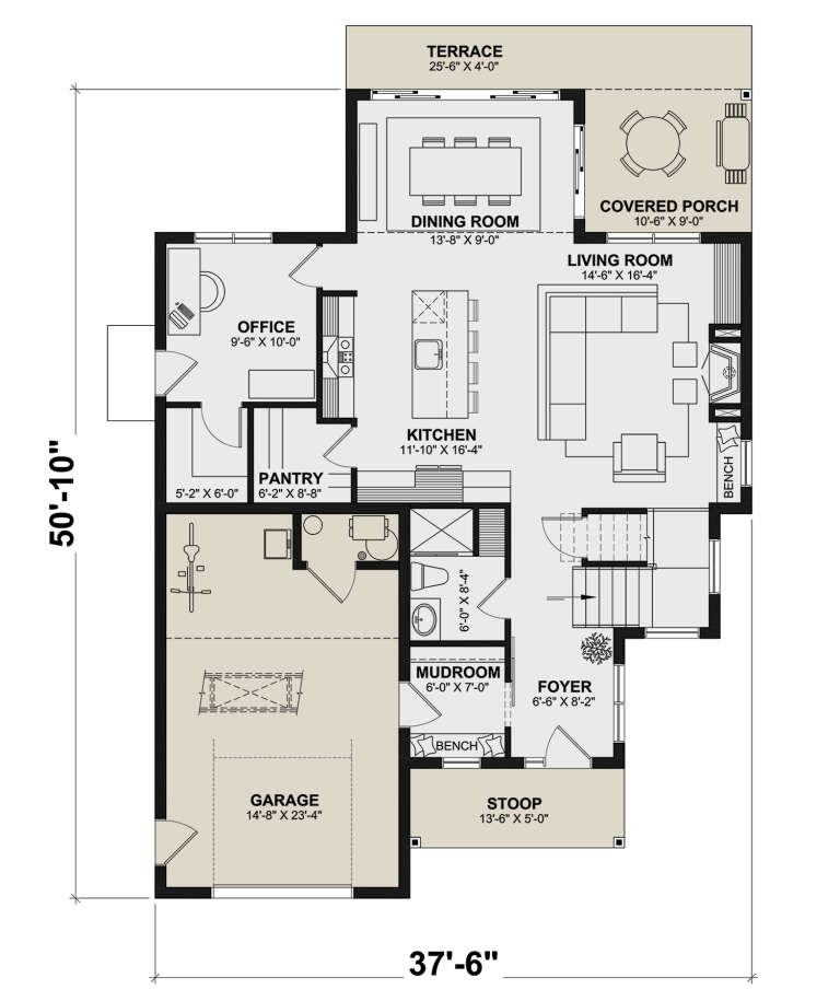 House Plan House Plan #30287 Drawing 1