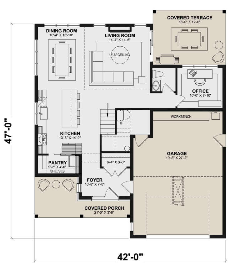 House Plan House Plan #30288 Drawing 1
