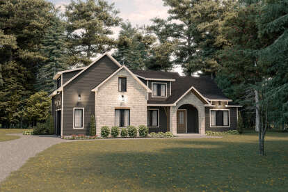 Craftsman House Plan #034-01325 Elevation Photo