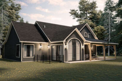 Craftsman House Plan #034-01325 Elevation Photo