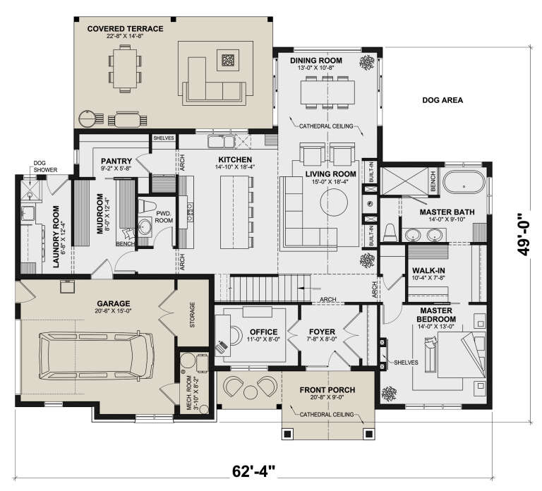 House Plan House Plan #30291 Drawing 1
