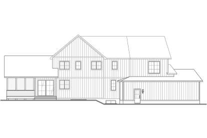 Modern Transitional House Plan #034-01327 Elevation Photo