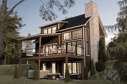 Craftsman House Plan #034-01328 Elevation Photo