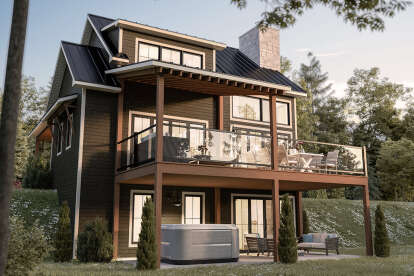 Craftsman House Plan #034-01328 Elevation Photo
