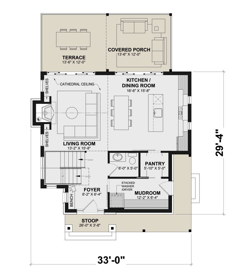House Plan House Plan #30294 Drawing 1