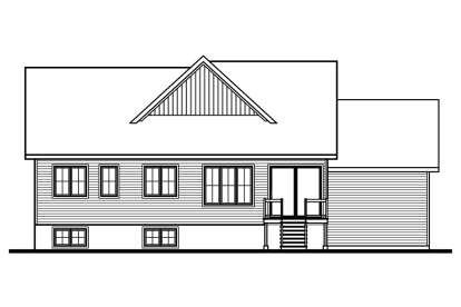 Modern Transitional House Plan #034-01330 Elevation Photo