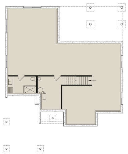 Basement for House Plan #034-01332