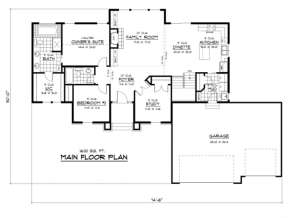 Main Floor for House Plan #098-00072