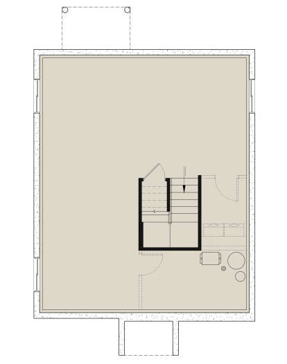 Basement for House Plan #034-01336