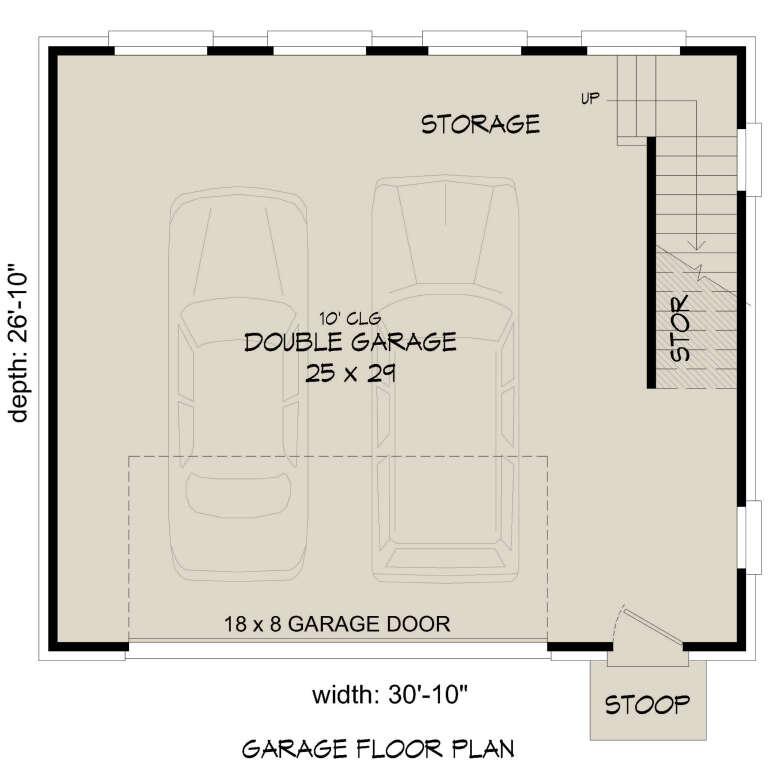 House Plan House Plan #30303 Drawing 1