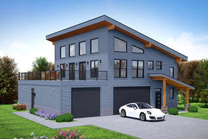 Contemporary House Plan #940-00974 Elevation Photo