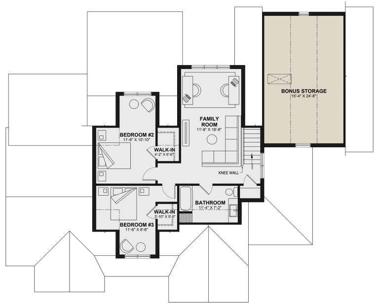 House Plan House Plan #30308 Drawing 2