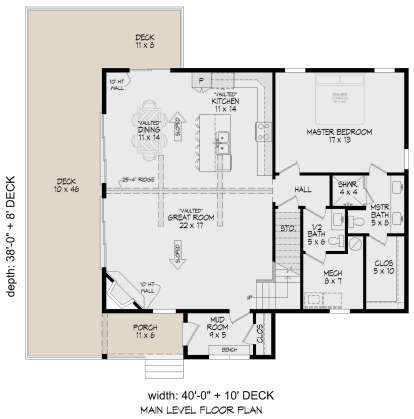 Main Floor  for House Plan #940-00976