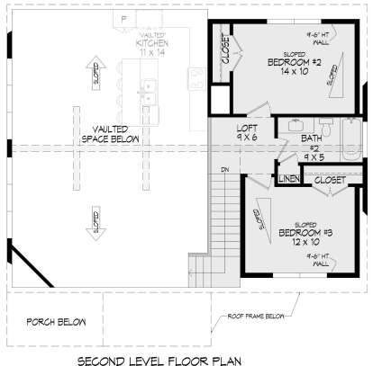 Second Floor for House Plan #940-00976