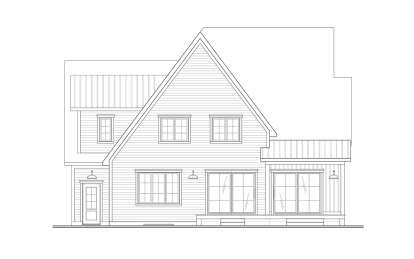 Modern Farmhouse House Plan #034-01339 Elevation Photo