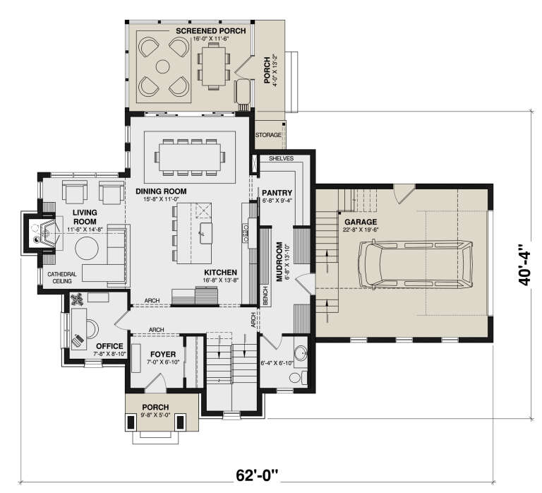 House Plan House Plan #30320 Drawing 1