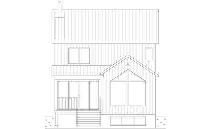 Modern House Plan #034-01350 Elevation Photo