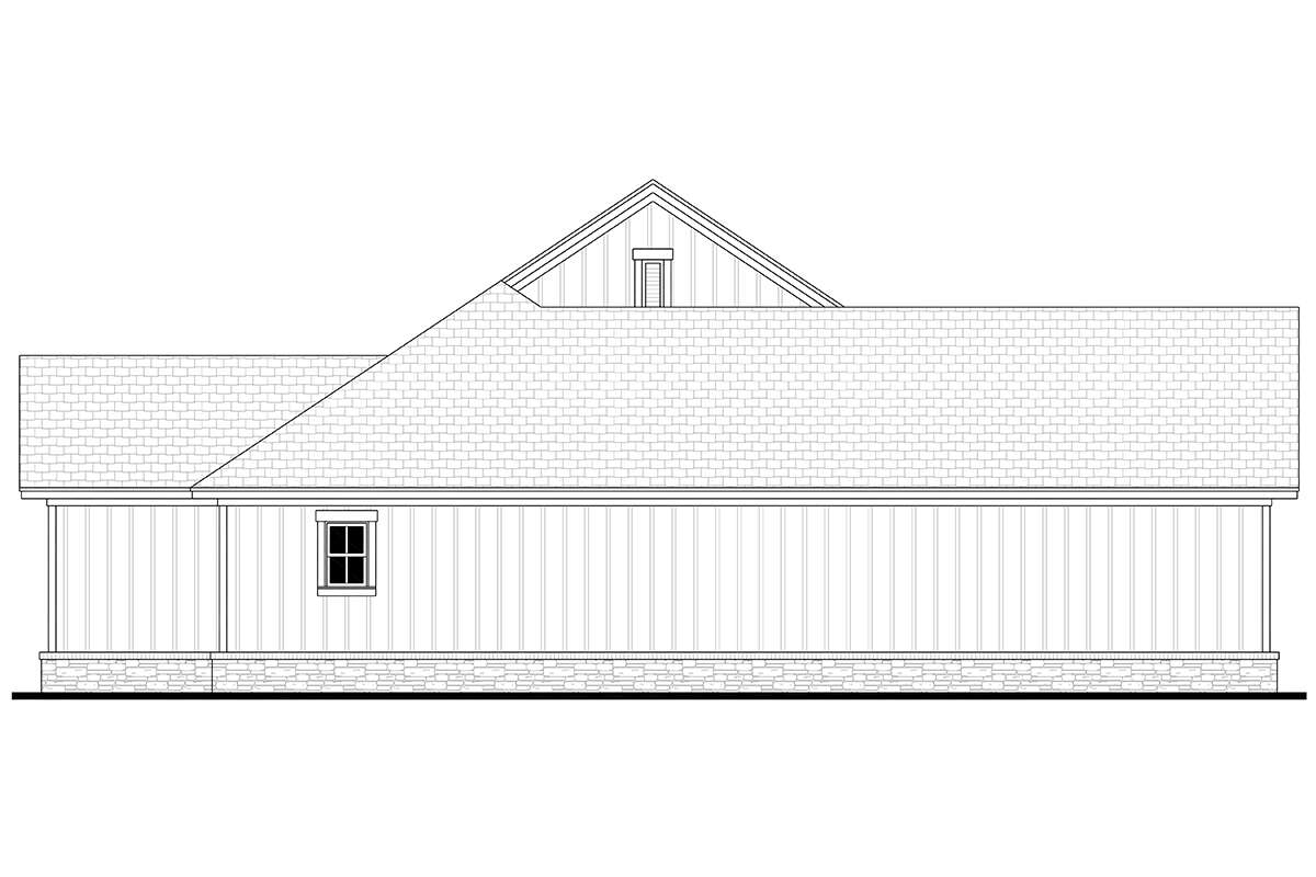 Modern Farmhouse House Plan #041-00350 Elevation Photo