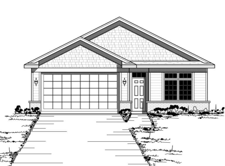 European House Plan #098-00075 Elevation Photo