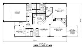 Main Floor for House Plan #098-00075