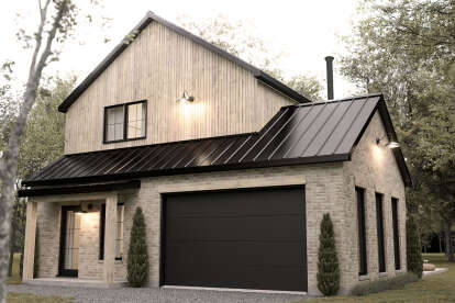 European House Plan #034-01357 Elevation Photo